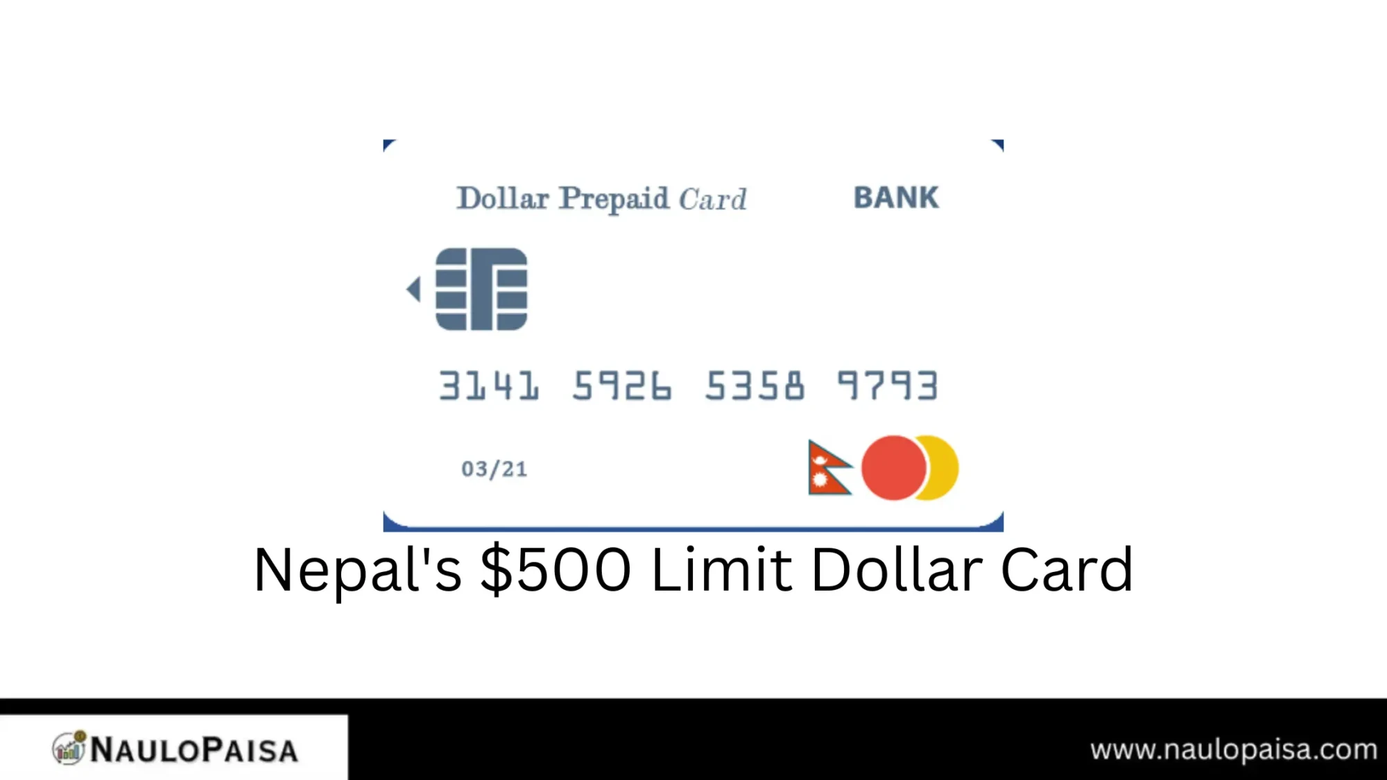 Nepal's $500 Limit Dollar Card